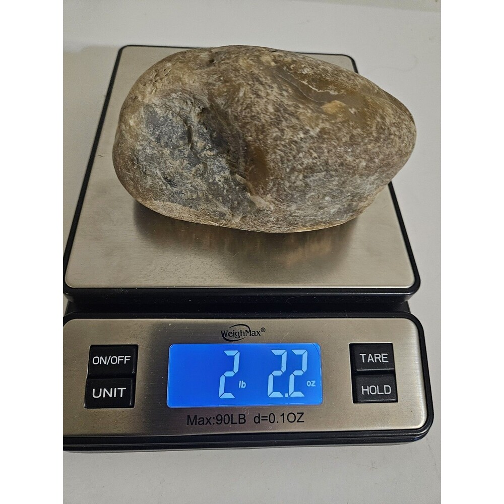 Huge 2 POUND 2  Oz Montana Moss Agate - Dendrites - Rough Specimen